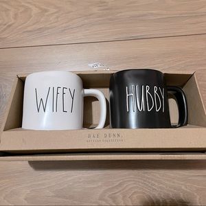 Rae Dunn by Magneta Wifey & Hubby Mug Set